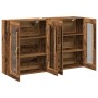 Armario Montado en la Pared Conjunto de 2 Marrón Madera maciza von , Sideboards - Ref: Foro24-3334317, Preis: 186,78 €, Rabat...