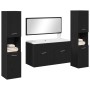 Conjunto de Muebles de Baño Set de 3 Roble Negro Madera de Calidad von , Badezimmermöbel - Ref: Foro24-3334325, Preis: 224,76...