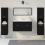 Conjunto de Muebles de Baño Set de 3 Roble Negro Madera de Calidad von , Badezimmermöbel - Ref: Foro24-3334325, Preis: 224,76...