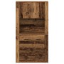 Highboard Madera Envejecida 80x33x150 cm Madera Estratificada by , Sideboards - Ref: Foro24-3334343, Price: 178,40 €, Discoun...