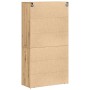 Armario Alto de Roble Artesanal 80x33x150 cm de Madera Elaborada de , Aparadores - Ref: Foro24-3334344, Precio: 189,64 €, Des...