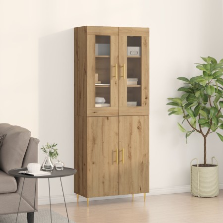 Highboard Artisan Oak 69.5x34x180 cm Madera Elaborada by , Sideboards - Ref: Foro24-3334347, Price: 167,50 €, Discount: %