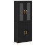 Alto Roble Negro 69.5x34x180 cm Madera Ingeniería by , Sideboards - Ref: Foro24-3334348, Price: 190,78 €, Discount: %