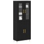 Alto Roble Negro 69.5x34x180 cm Madera Ingeniería