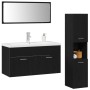 Juego de Muebles de Baño Juego de 3 Roble Negro von , Badezimmermöbel - Ref: Foro24-3334354, Preis: 342,38 €, Rabatt: %