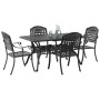 Juego de 3 Negro Aluminio Fundido Mediana von , Gartenstühle - Ref: Foro24-3334645, Preis: 880,09 €, Rabatt: %