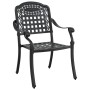 Juego de 3 Negro Aluminio Fundido Mediana von , Gartenstühle - Ref: Foro24-3334645, Preis: 880,09 €, Rabatt: %