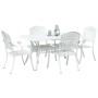 Set de 3 Blanco Aluminio fundido Grande von , Gartenstühle - Ref: Foro24-3334646, Preis: 930,28 €, Rabatt: %