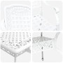 Set de 3 Blanco Aluminio fundido Grande von , Gartenstühle - Ref: Foro24-3334646, Preis: 930,28 €, Rabatt: %