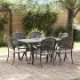 Set de 4 Negro Aluminio Fundido Mediana de , Sillas de jardín - Ref: Foro24-3334649, Precio: 1,00 €, Descuento: %