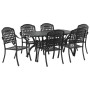Set de 4 Negro Aluminio Fundido Mediana de , Sillas de jardín - Ref: Foro24-3334649, Precio: 1,00 €, Descuento: %
