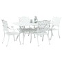 Juego de 3 Blanco Aluminio Fundido 150x90x72 cm Duradero von , Gartenstühle - Ref: Foro24-3334654, Preis: 930,28 €, Rabatt: %
