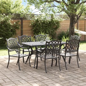 Set de 4 Negro Aluminio Fundido 6 Personas Asientos Múltiples de , Sillas de jardín - Ref: Foro24-3334657, Precio: 1,00 €, De...