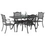 Set de 3 Negro Aluminio fundido Mediano Diseño Elegante de , Sillas de jardín - Ref: Foro24-3334653, Precio: 913,33 €, Descue...