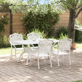 Set de 3 Blanco Aluminio Fundido 150x90x72 cm Duradero by , Garden chairs - Ref: Foro24-3334662, Price: 948,56 €, Discount: %