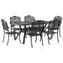 Set de 4 Negro Aluminio Fundido 150x90x72 cm de , Sillas de jardín - Ref: Foro24-3334665, Precio: 1,00 €, Descuento: %