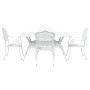 Set de 3 Blanco Aluminio Fundido 150x90x72 cm Duradero von , Gartenstühle - Ref: Foro24-3334662, Preis: 953,98 €, Rabatt: %