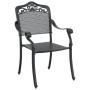 Set de 4 Negro Aluminio Fundido 150x90x72 cm de , Sillas de jardín - Ref: Foro24-3334665, Precio: 1,00 €, Descuento: %