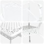 Set de 3 Blanco Aluminio Fundido 150x90x72 cm Duradero von , Gartenstühle - Ref: Foro24-3334662, Preis: 953,98 €, Rabatt: %