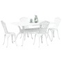 Juego de 3 Blanco Aluminio Fundido 150 x 90 x 72 cm von , Gartenstühle - Ref: Foro24-3334670, Preis: 720,56 €, Rabatt: %