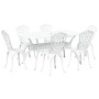Juego de 4 Blanco Aluminio Fundido 150 cm x 90 cm x 72 cm von , Gartenstühle - Ref: Foro24-3334674, Preis: 833,88 €, Rabatt: %