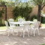 Juego de 4 Blanco Aluminio Fundido 150 cm x 90 cm x 72 cm von , Gartenstühle - Ref: Foro24-3334674, Preis: 833,88 €, Rabatt: %