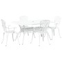 Set de 3 Blanco Aluminio Fundido Grande Durable von , Gartenstühle - Ref: Foro24-3334678, Preis: 842,90 €, Rabatt: %