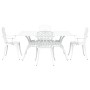 Set de 3 Blanco Aluminio Fundido Grande Durable von , Gartenstühle - Ref: Foro24-3334678, Preis: 842,90 €, Rabatt: %