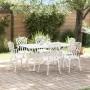 Set de 4 Blanco Aluminio Fundido Grande von , Gartenstühle - Ref: Foro24-3334682, Preis: 999,50 €, Rabatt: %