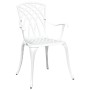 Set de 4 Blanco Aluminio Fundido Grande von , Gartenstühle - Ref: Foro24-3334682, Preis: 999,50 €, Rabatt: %