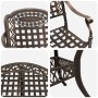 Juego de comedor de jardín de 7 piezas de en aluminio fundido bronce von , Gartenstühle - Ref: Foro24-3334688, Preis: 824,88 ...