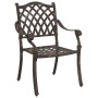 Conjunto de Comedor de Jardín de 5 Piezas de Bronce de Aluminio Fundido von , Gartenstühle - Ref: Foro24-3334692, Preis: 656,...