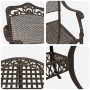 Set de Comedor de Jardín de 5 Piezas de en Aluminio Fundido Bronce de , Sillas de jardín - Ref: Foro24-3334700, Precio: 669,1...