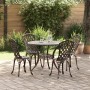Conjunto de Comedor de Jardín de 5 Piezas - Bronce Aluminio Fundido de , Sillas de jardín - Ref: Foro24-3334708, Precio: 452,...