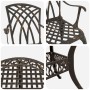 Juego de Comedor de Jardín de 7 Piezas en Aluminio Fundido Bronce von , Gartenstühle - Ref: Foro24-3334720, Preis: 686,66 €, ...