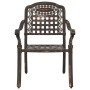 Conjunto de Bistro de Jardín de 3 Piezas de Aluminio Fundido Bronce de , Sillas de jardín - Ref: Foro24-3334724, Precio: 401,...