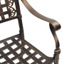 Conjunto de Bistro de Jardín de 3 Piezas de Aluminio Fundido Bronce de , Sillas de jardín - Ref: Foro24-3334724, Precio: 401,...