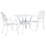 Conjunto de Bistro de Jardín de 3 Piezas Blanco de Aluminio Fundido von , Gartenstühle - Ref: Foro24-3334726, Preis: 432,67 €...