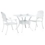 Conjunto de Bistro de Jardín de 3 Piezas Blanco de Aluminio Fundido von , Gartenstühle - Ref: Foro24-3334726, Preis: 432,67 €...