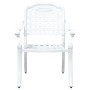 Conjunto de Bistro de Jardín de 3 Piezas Blanco de Aluminio Fundido von , Gartenstühle - Ref: Foro24-3334726, Preis: 432,67 €...