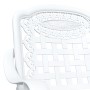 Conjunto de Bistro de Jardín de 3 Piezas Blanco de Aluminio Fundido von , Gartenstühle - Ref: Foro24-3334726, Preis: 432,67 €...