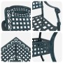 Conjunto de Comedor Exterior Set de 5 Verde Aluminio de , Sillas de jardín - Ref: Foro24-3334731, Precio: 619,48 €, Descuento: %