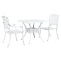 Conjunto de Bistro de Jardín de 3 Piezas de Aluminio Fundido Blanco von , Gartenstühle - Ref: Foro24-3334734, Preis: 441,15 €...