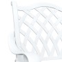 Conjunto de Bistro de Jardín de 3 Piezas de Aluminio Fundido Blanco von , Gartenstühle - Ref: Foro24-3334734, Preis: 441,15 €...