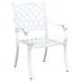 Conjunto de Comedor Exterior Conjunto de 5 Blanco Aluminio Fundido von , Gartenstühle - Ref: Foro24-3334738, Preis: 667,18 €,...