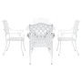 Conjunto de Comedor Exterior Conjunto de 5 Blanco Aluminio Fundido von , Gartenstühle - Ref: Foro24-3334738, Preis: 667,18 €,...