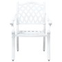 Conjunto de Comedor Exterior Conjunto de 5 Blanco Aluminio Fundido von , Gartenstühle - Ref: Foro24-3334738, Preis: 667,18 €,...