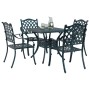 Conjunto de Comedor de Jardín de 5 Piezas en Verde de Aluminio Fundido de , Sillas de jardín - Ref: Foro24-3334739, Precio: 6...