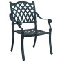 Conjunto de Comedor de Jardín de 5 Piezas en Verde de Aluminio Fundido de , Sillas de jardín - Ref: Foro24-3334739, Precio: 6...