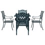 Conjunto de Comedor de Jardín de 5 Piezas en Verde de Aluminio Fundido de , Sillas de jardín - Ref: Foro24-3334739, Precio: 6...